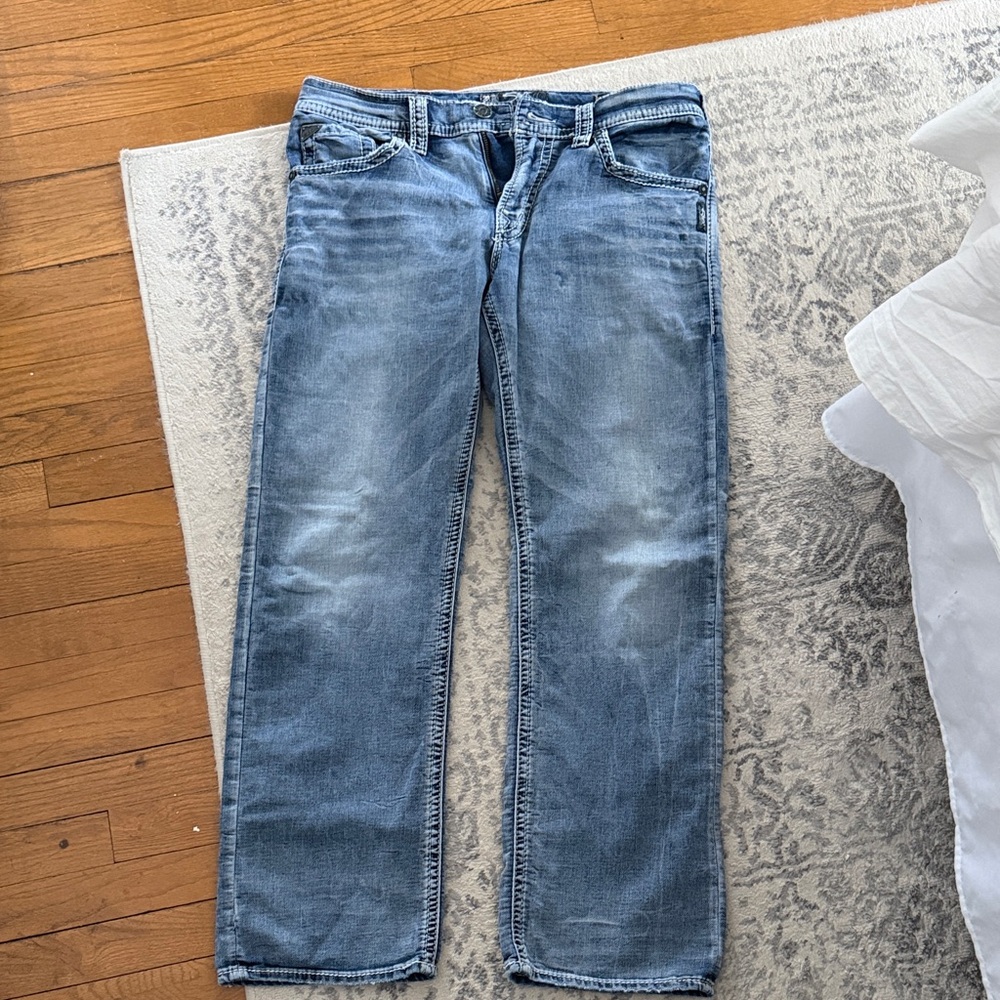 Silver men’s Joga jeans